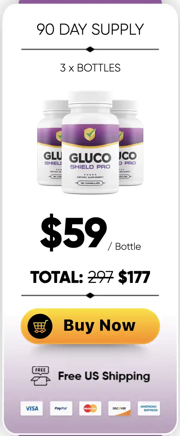 gluco shield pro three bottles pack